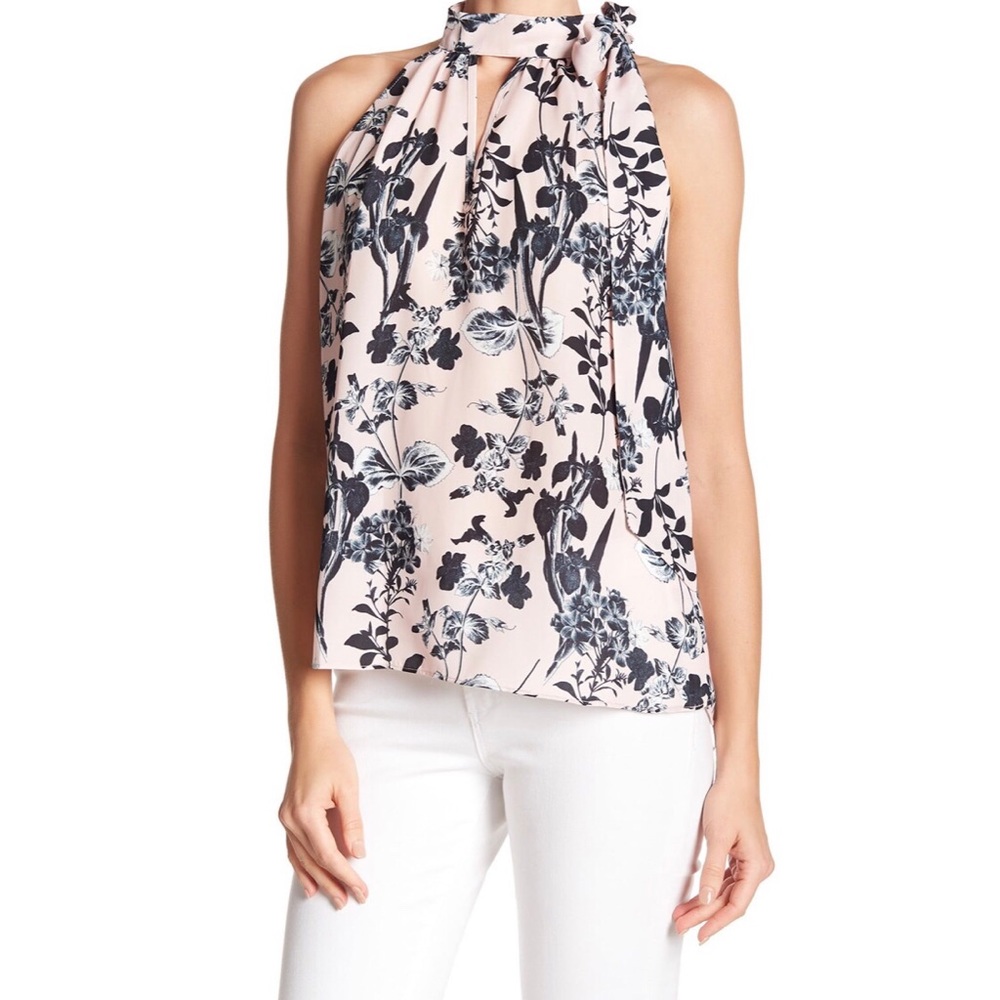 Parker Pearl Paradise Choker Top Sz L